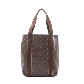 Louis Vuitton Cabas Bobur Tote Bag, Coated Canvas and Leather, Monogram, Brown, Men's Women's,
