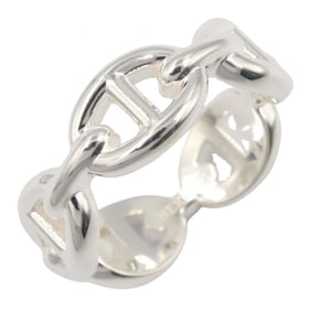 Hermes Hermès Chaine d'Ancre en Ring PM, 925 Sterling Silver, Women's, H109507
