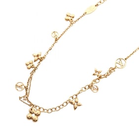 Louis Vuitton Collier Blooming Necklace, Gold-Plated, Women's, M64855