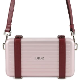 Christian Dior Clutch Bag, Rimowa Collaboration Personal Aluminum 2DRCA295YWT 2-Way Travel Case
