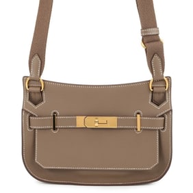 Hermès Gypsiere Mini Etoupe/Evercolor B Stamp HERMES Bag