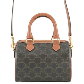 Celine Triomphe Small Boston PVC Handbag 113772 CELINE 2-way