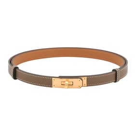 Hermes Kelly Belt Gold/Epson U Stamp HERMES