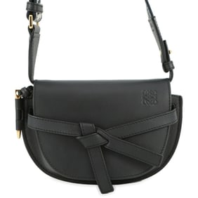 LOEWE Gate Dual Mini Shoulder Bag A650N46X13 in Black