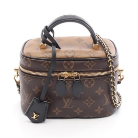 Louis Vuitton Vanity NV PM Handbag, Coated Canvas and Leather, Monogram Reverse, Women's, Brown
