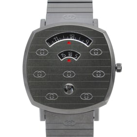 Gucci Grip Watch, Stainless Steel and PVD, Boys', Black, YA157429