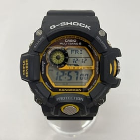 CASIO G-SHOCK GW-9400YJ-1JF RANGEMAN Solar Watch, Black and Yellow