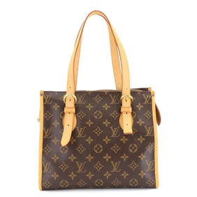 Louis Vuitton Monogram Popincourt Haut Tote Bag, Brown, M40007, Gold Hardware