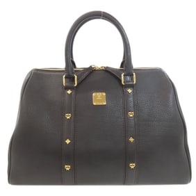 MCM Mini Boston Bag in Calfskin for Women