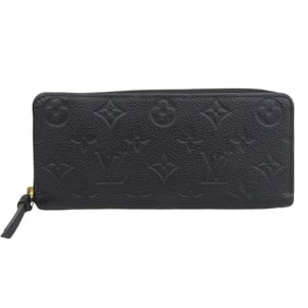 Louis Vuitton Monogram Empreinte Portefeuille Clemence M60171 Round Long Wallet
