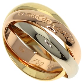 Cartier Trinity #51 Ring, 18K Yellow Gold/18KWG/18KPG, Women's