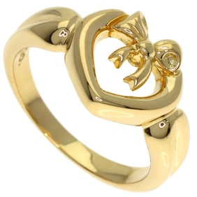 Tiffany Heart Ribbon Ring in 18K Yellow Gold for Women, TIFFANY & Co.