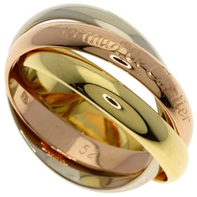 Cartier Trinity #52 Ring, 18K Yellow Gold/18KPG/18KWG, Women's