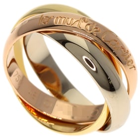 Cartier Trinity #48 Ring, 18K Yellow Gold/18KWG/18KPG, Women's