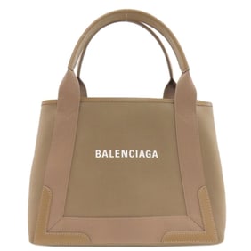 Balenciaga 339933 Navy Cabas Canvas Tote Bag for Women