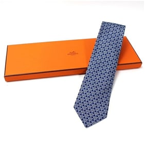 Hermes silk tie, unworn, slim fit, for men