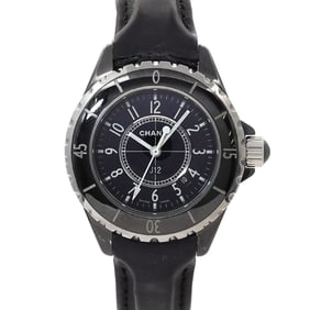 CHANEL J12 H0680 Women's Watch, 33mm, Date, Black Ceramic, Quartz Movement