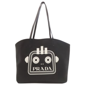 Prada Robot Tote Bag Canvas Women's PRADA
