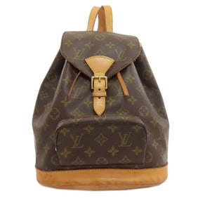 Louis Vuitton M51136 Montsouris MM Backpack/Daypack Monogram Canvas Women's LOUIS VUITTON