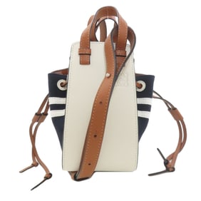 LOEWE Hammock de Sailor Mini 2-Way Handbag in Canvas/Calf Leather for Women