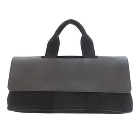 Hermès Valparaiso Long MM Silver Hardware Canvas Handbag for Women HERMES