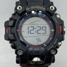 CASIO G-SHOCK GW-9500-1JF MUDMAN Radio-Controlled Solar Watch, Black