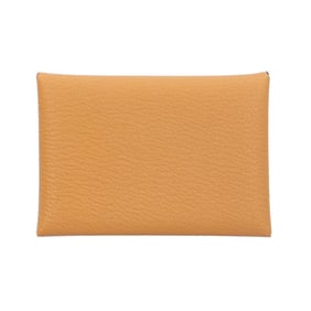 Hermes Hermès Calvi Duo business card holder/card case, Evercolor, women's, pre-owned