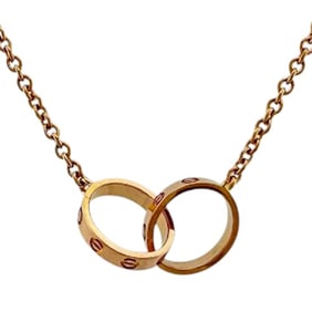 Cartier Baby Love Necklace, 18k Gold, Women's, Pre-owned