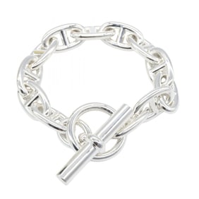 Hermes Hermès Chaine d'Ancre GM 12-link bracelet in sterling silver for men and women.