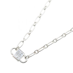 Tiffany & Co. 1837 Double Lock Necklace, Small, 925 Sterling Silver, Women's