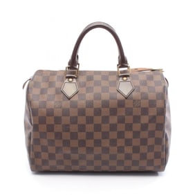 Louis Vuitton Speedy 30 Damier Ebene Handbag, Coated Canvas and Leather, Women's, Brown, N41531
