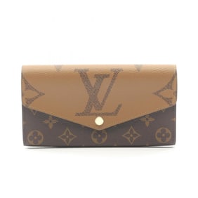 Louis Vuitton Portefeuille Sarah Monogram Giant Reverse Bifold Long Wallet, Women's, Brown, M80726