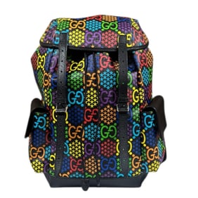 Pre-owned Gucci GG Psychedelic Backpack/Daypack, 598140, Men's/Women's.