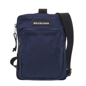 Excellent condition Balenciaga 620260 nylon navy body bag/shoulder bag 0434BALENCIAGA