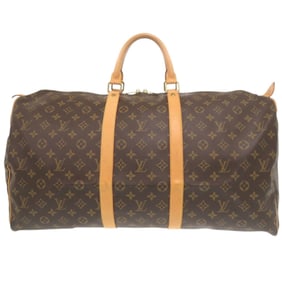 Louis Vuitton Keepall 55 Monogram M41424 Brown Boston Bag LV 0692LOUIS VUITTON