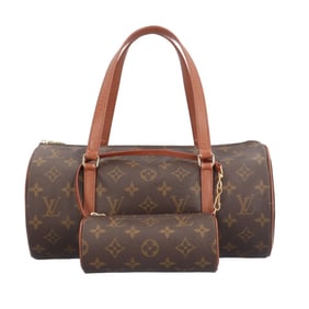 Pre-owned Louis Vuitton Papillon 30 Monogram Handbag in Canvas M51385 Brown, Women's