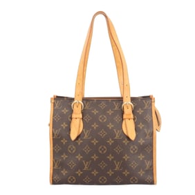 Pre-owned Louis Vuitton Popincourt Au Monogram Shoulder Bag in Canvas (M40007) Brown. Women's.