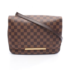 Louis Vuitton Hoxton GM Damier Ebene Shoulder Bag, Coated Canvas and Leather, Brown, Women's, N41253