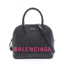 Balenciaga Ville Top Handle Bag, Small, Leather, Women's, Black, 518873