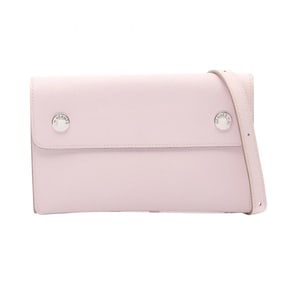 Hermes Hermès Nap To Go Shoulder Bag in Calfskin Leather (Cowhide) with Epsom Leather, Pink
