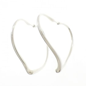 Tiffany Open Heart Hoop Earrings