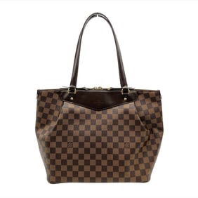 Louis Vuitton Westminster GM Tote Bag, Damier Ebene, N41103, Brown, DR0182, Women's