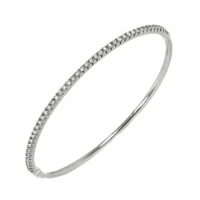 Tiffany & Co. Metro Hinge Diamond Bangle, 16.5cm, 18K White Gold (WG) 750 Bracelet