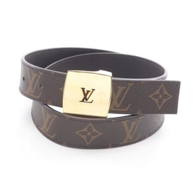 Louis Vuitton LV CUT Leather Belt, Monogram, Women's, Brown, M6887