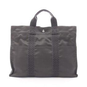 Hermes Hermès Air Line MM Tote Bag, Nylon Canvas, Men's and Women's, Gray