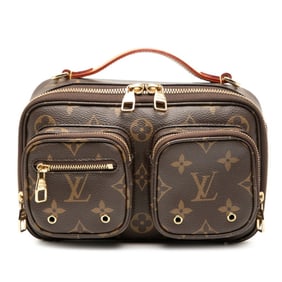 Louis Vuitton Monogram Utility Crossbody Handbag/Shoulder Bag, 2-Way, M80446, Brown Leather,