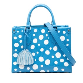 Louis Vuitton x YK Monogram Empreinte On the Go PM Handbag/Shoulder Bag, Yayoi Kusama Design, 2-Way,