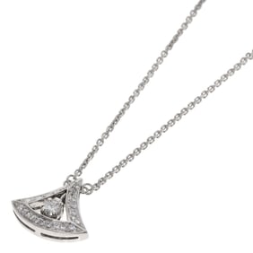 BVLGARI Diva's Dream Diamond Necklace in 18K White Gold for Women