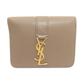 Yves Saint Laurent Cassandra Bifold Wallet Leather Women's YVES SAINT LAURENT