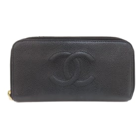 Chanel Coco Mark Long Wallet in Grained Calfskin for Women